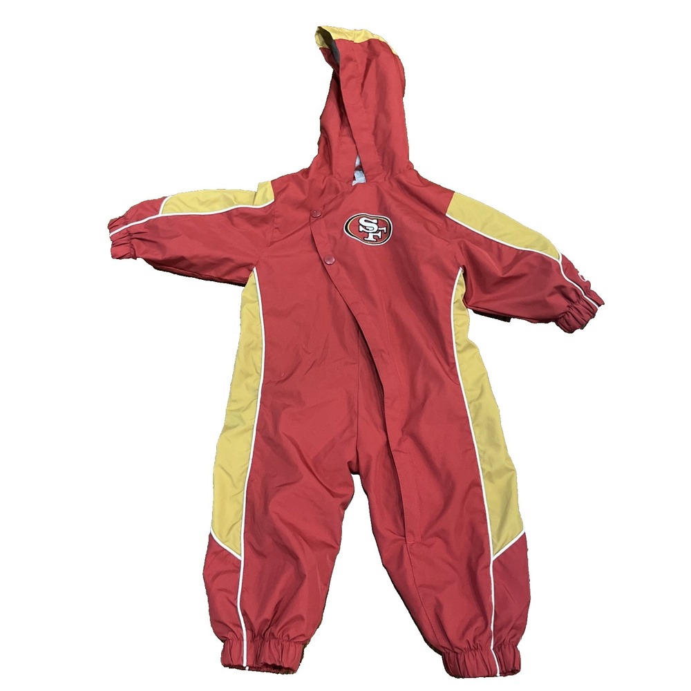 RARE Vintage NFL San Francisco 49ers Windbreaker Outfit Baby 12 Months Reebok